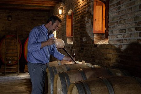 Giulio Fiamberti in cantina