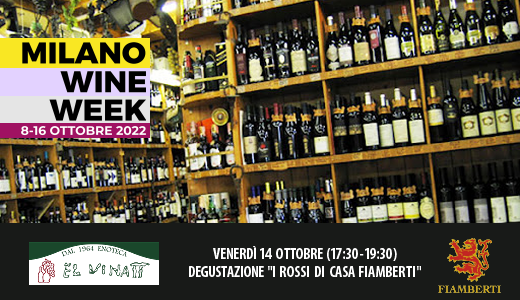 Milano Wine Week - Enoteca El Vinatt dal 1964