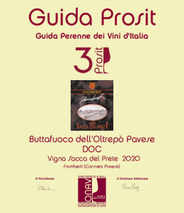 ONAV Prosit 2024 - Tre Prosit - Buttafuoco Storico Vigna Sacca del Prete 2020
