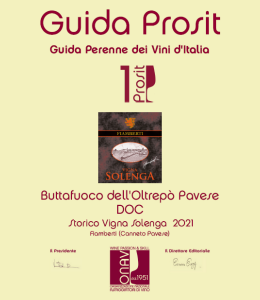 ONAV Prosit 2025 - Un Prosit - Buttafuoco Storico Vigna Solenga 2021