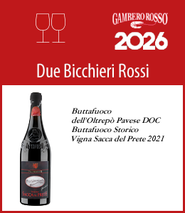 Gambero Rosso 2026 - Due Bicchieri Rossi - Buttafuoco Storico Vigna Sacca del Prete 2021