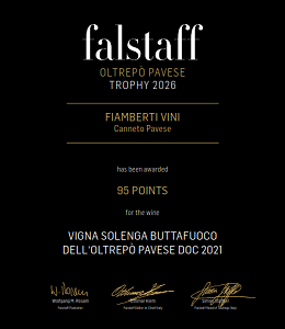 Falstaff Oltrepò Pavese Trophy 2026 - 95/100 - Buttafuoco Storico Vigna Solenga 2021